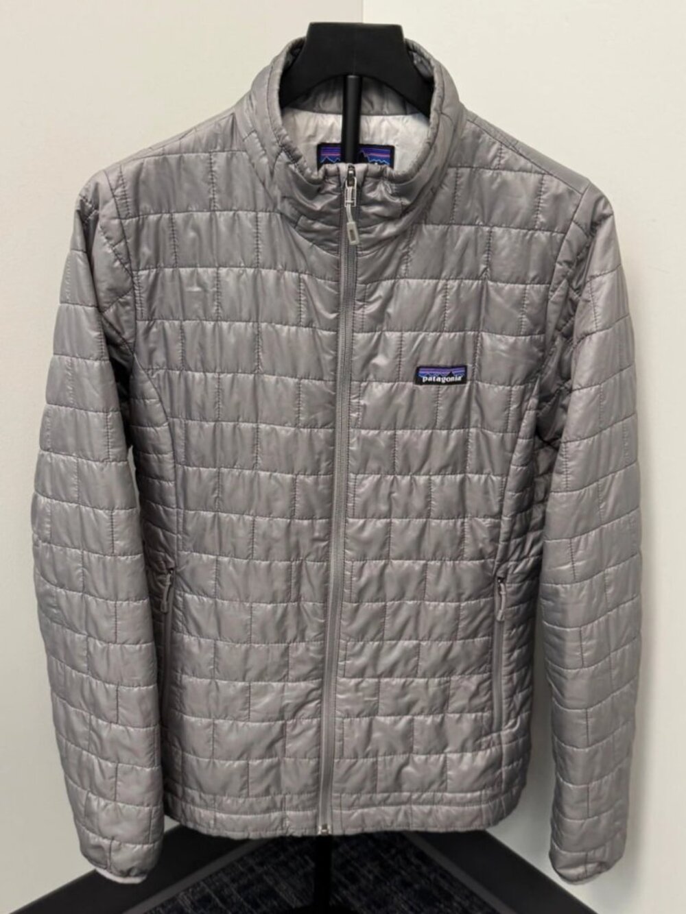 Patagonia Women’s Gray Nano Puff Insulated Full Zip Jacket L